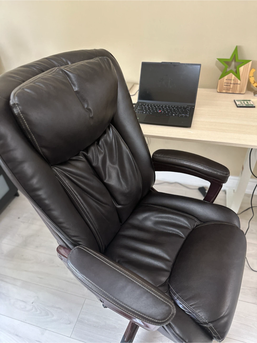 Dark Brown Ergonomic Office Chair - photo 3