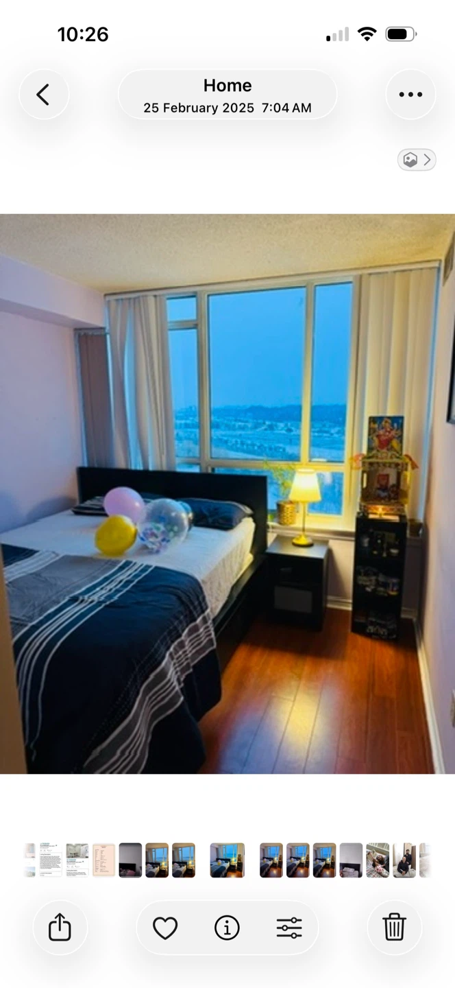 Black bed frame