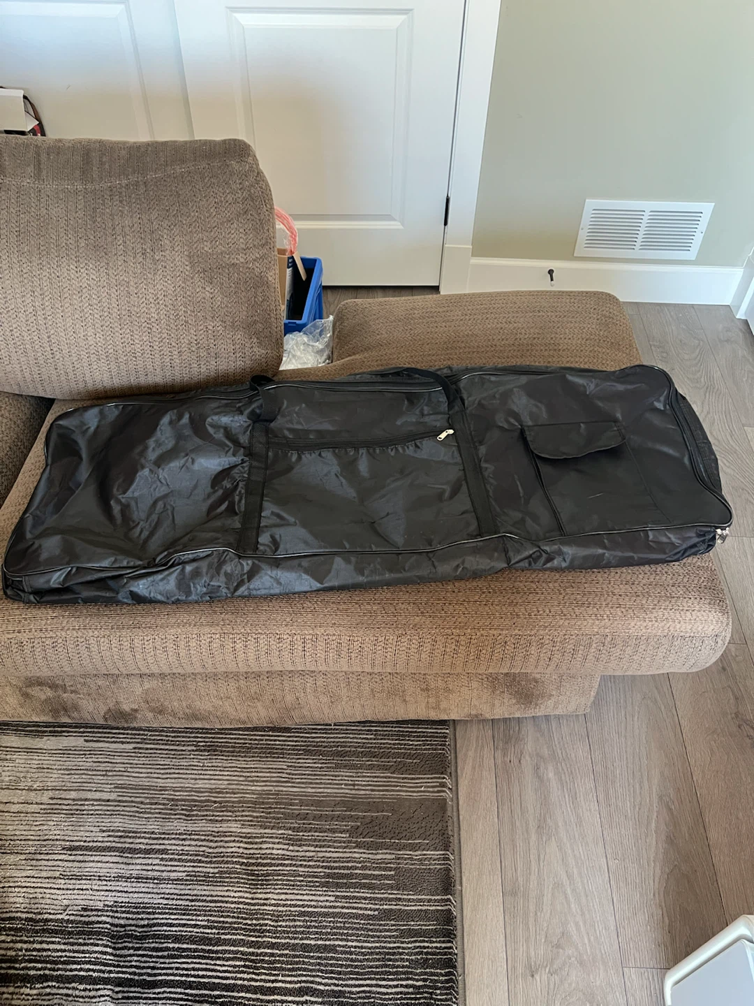 Large 48” Padded Equipment / Keyboard Carrying Bag – Black - photo 4