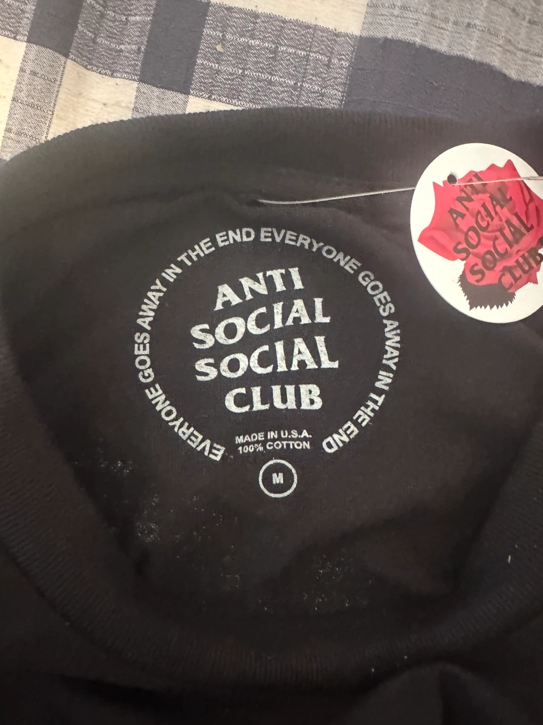 Anti Social Social Club Black T-Shirt - photo 3