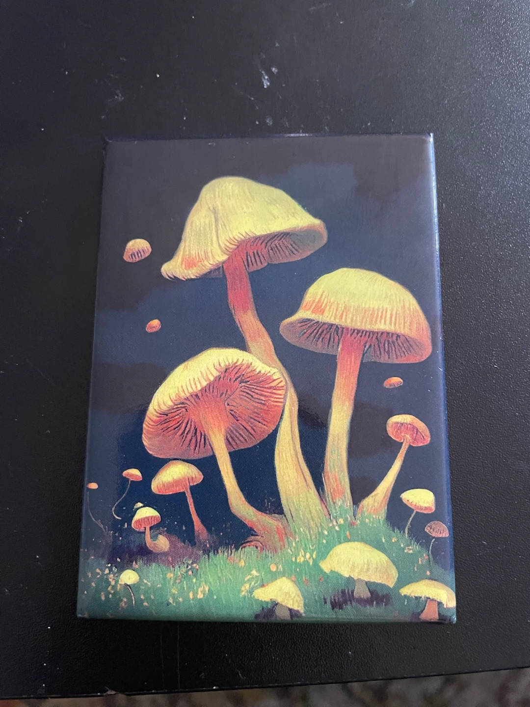 Mushroom Design Magnet