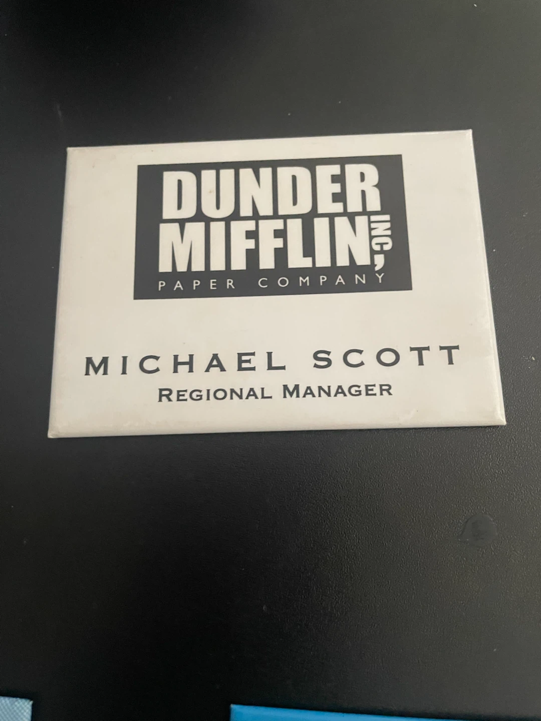 Dunder Mifflin Michael Scott Name Plate
