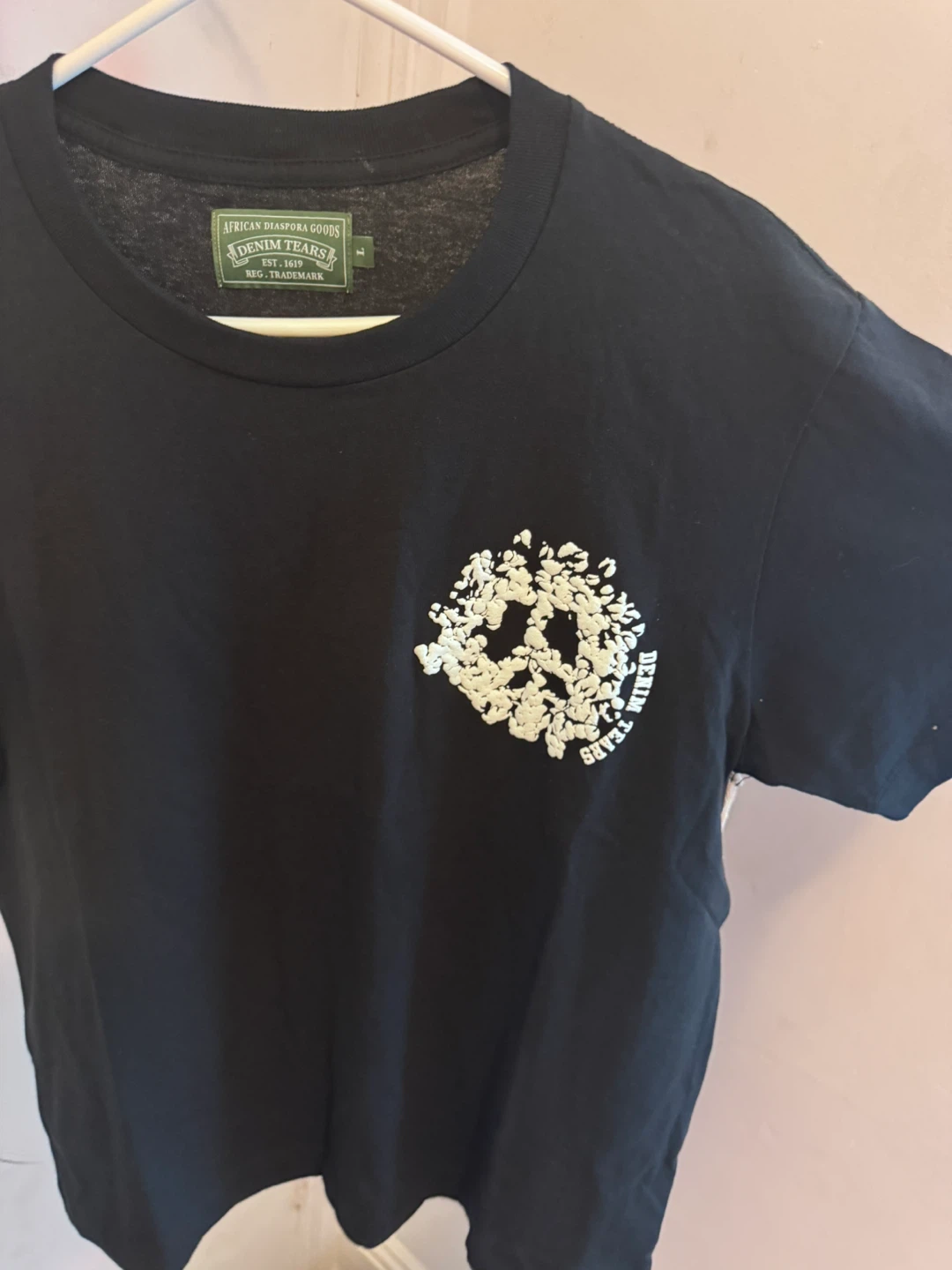 Denim Tears Black Short Sleeve T-Shirt