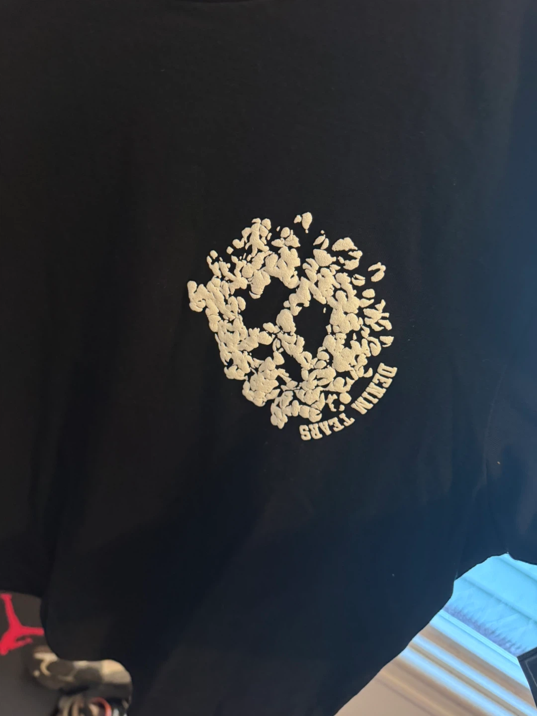 Denim Tears Black Short Sleeve T-Shirt - photo 2