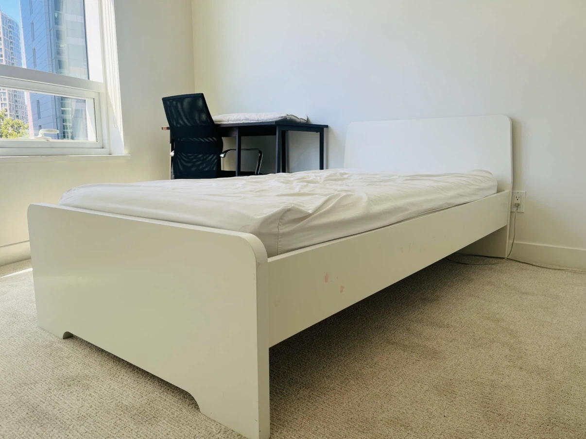 IKEA ASKVOLL twin bed frame and mattress - photo 5