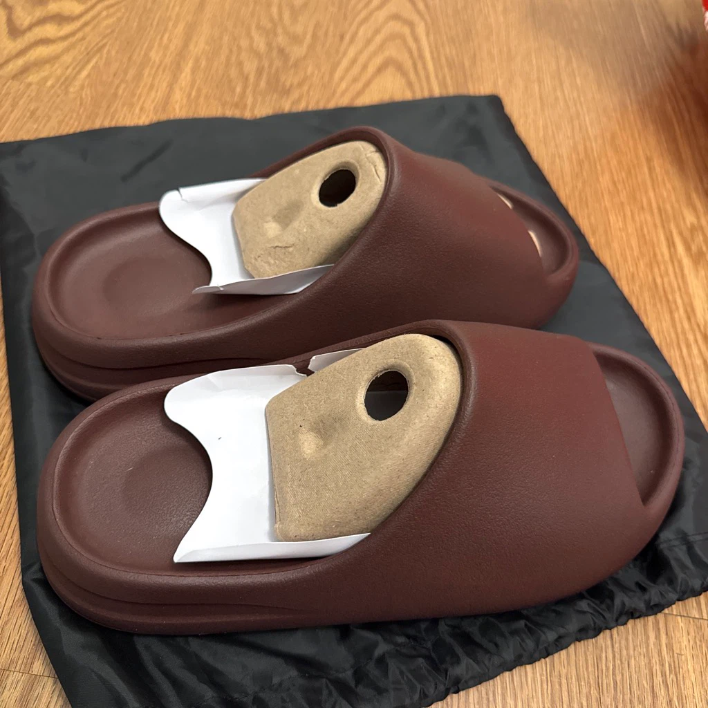 YS-01 Brown Slide Sandals - photo 3