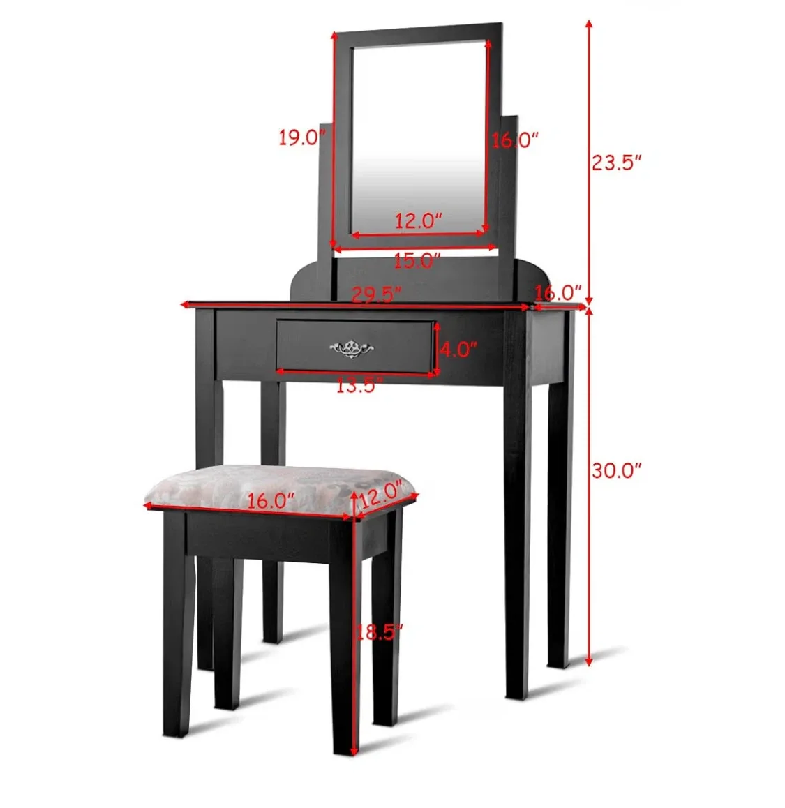 Giantex Vanity Dressing Table - photo 2