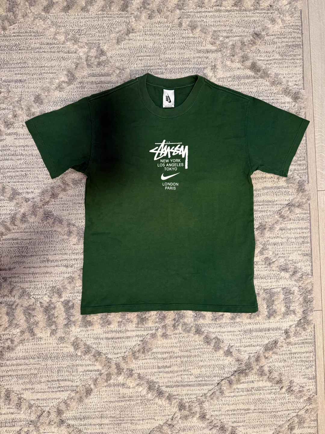 Nike x Stüssy Green T-Shirt
