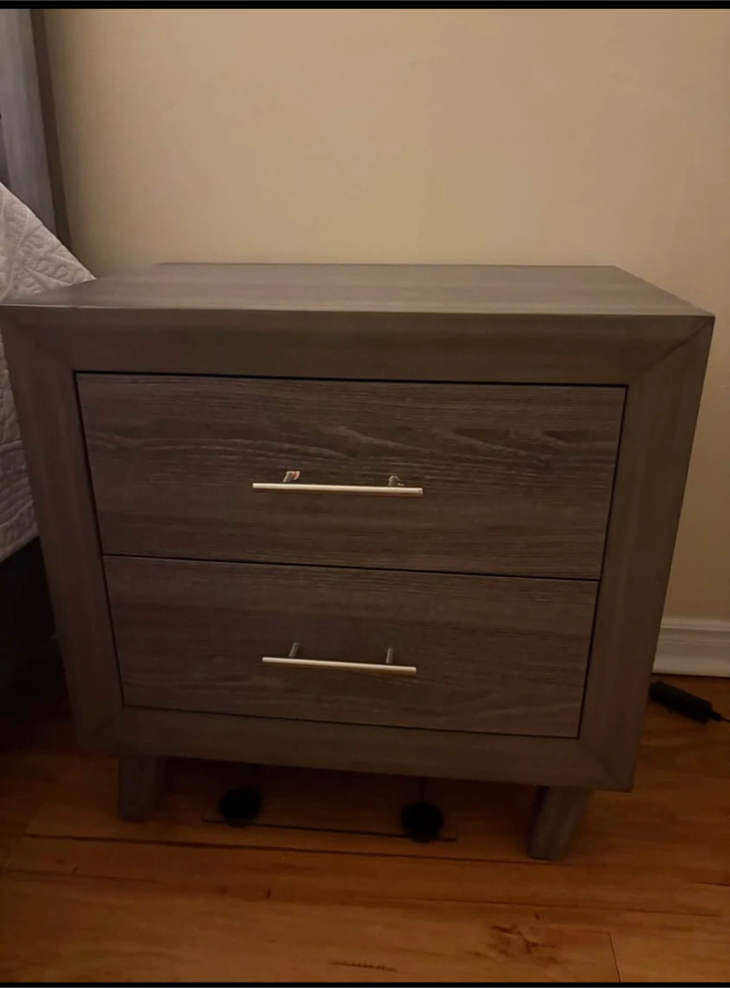 Queen bedroom with Storage Bed and Two Nightstands - photo 3