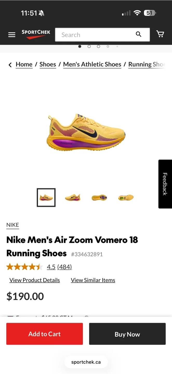Nike Air Zoom Vomero 18 Running Shoes - photo 5