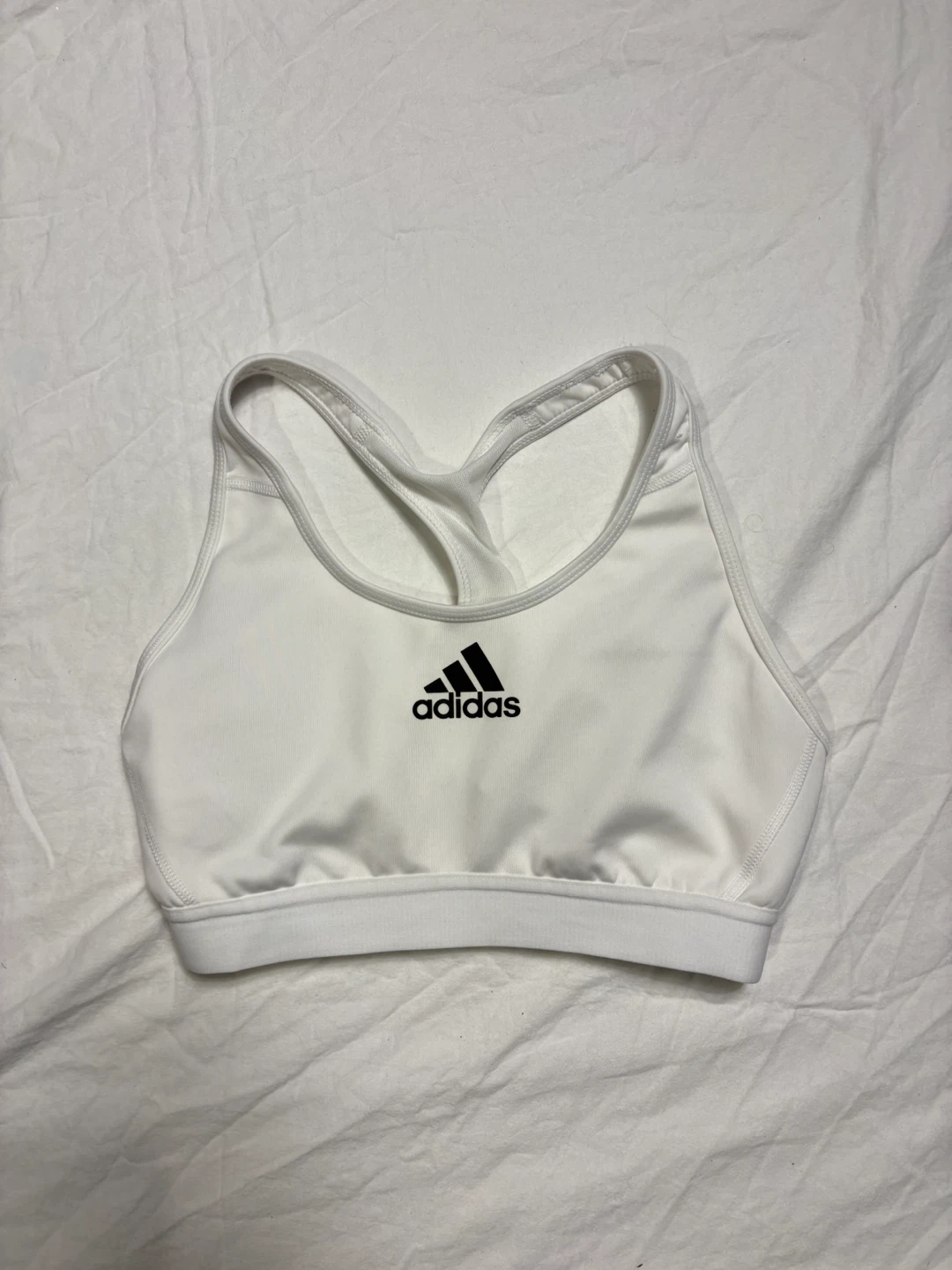 Adidas White Sports Bra - photo 3