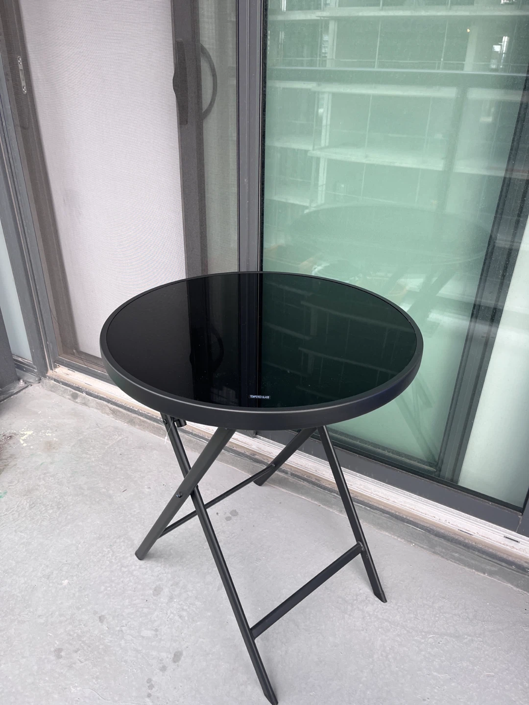 Small Glass Patio Table