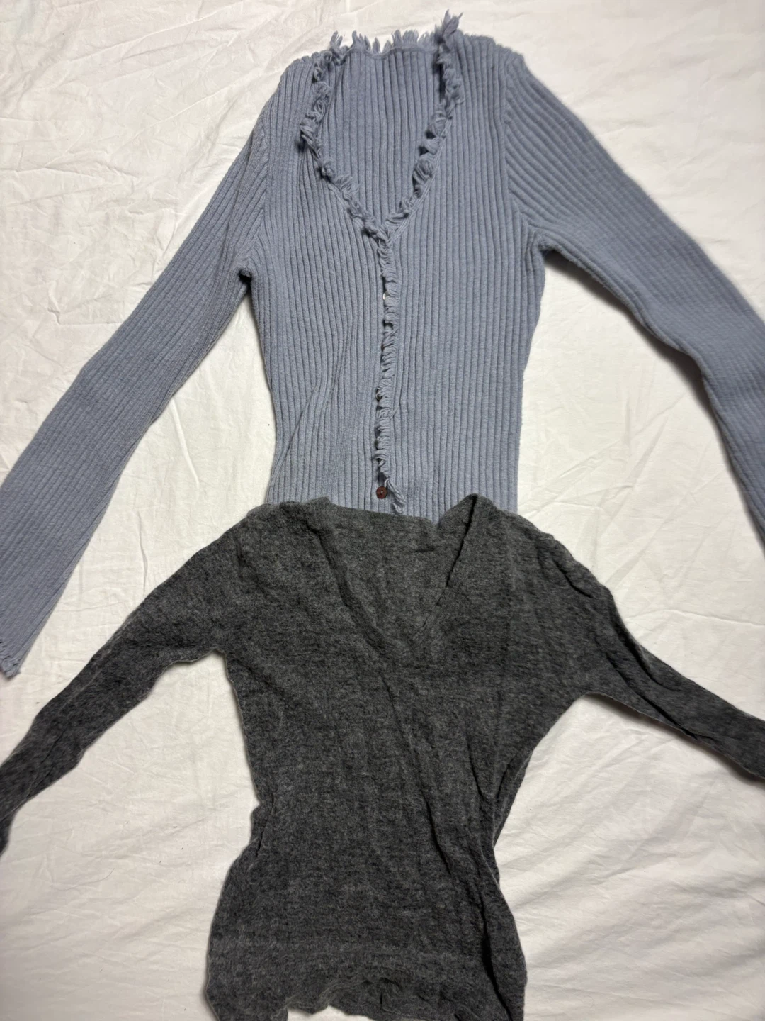 Two Long Sleeve Knit Tops