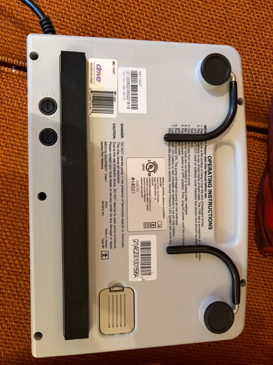Drive Medical Alternating Pressure pump and Mattress - photo 2