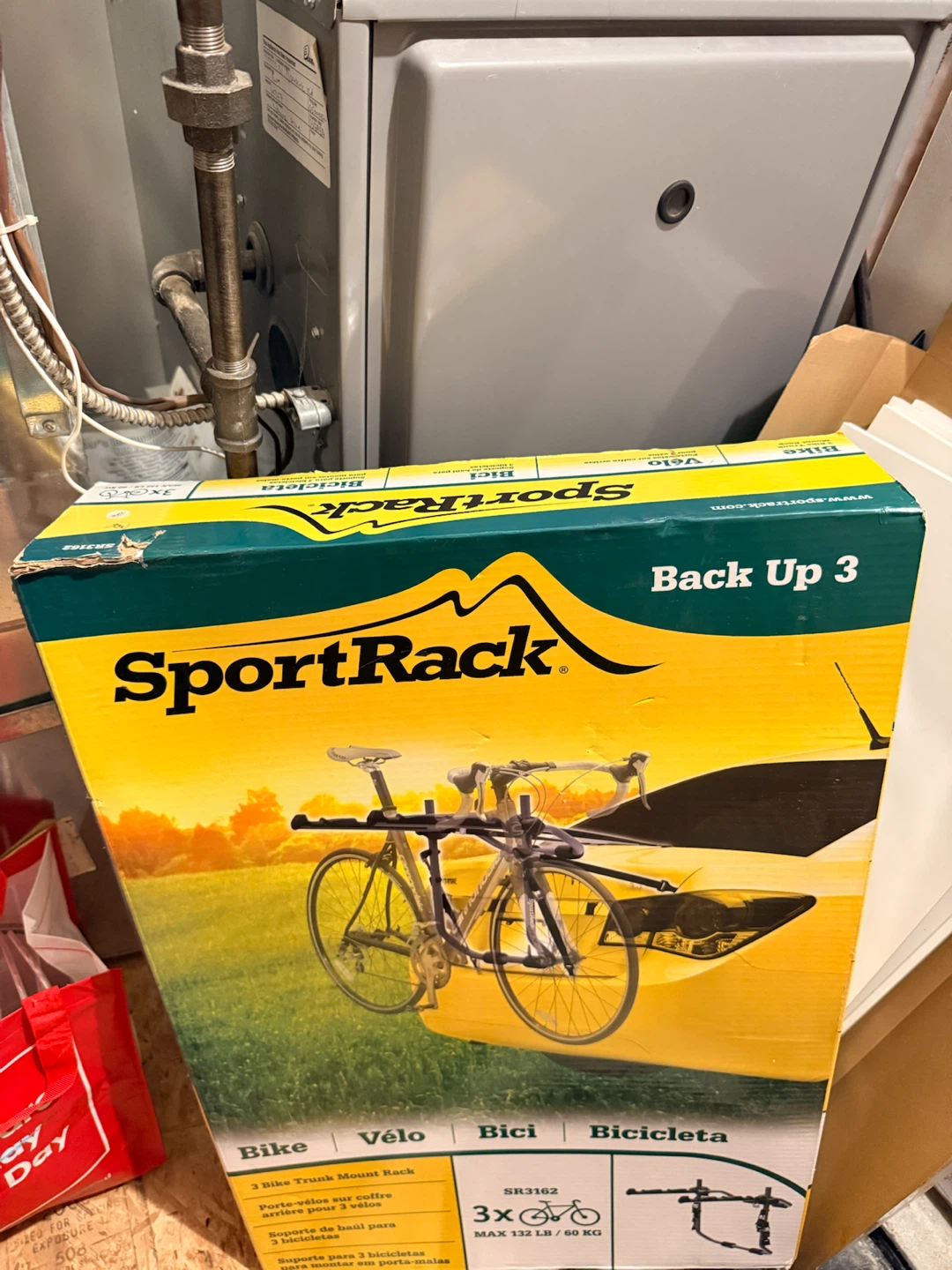 SportRack Back-Up 3-Bike Trunk Mount Rack