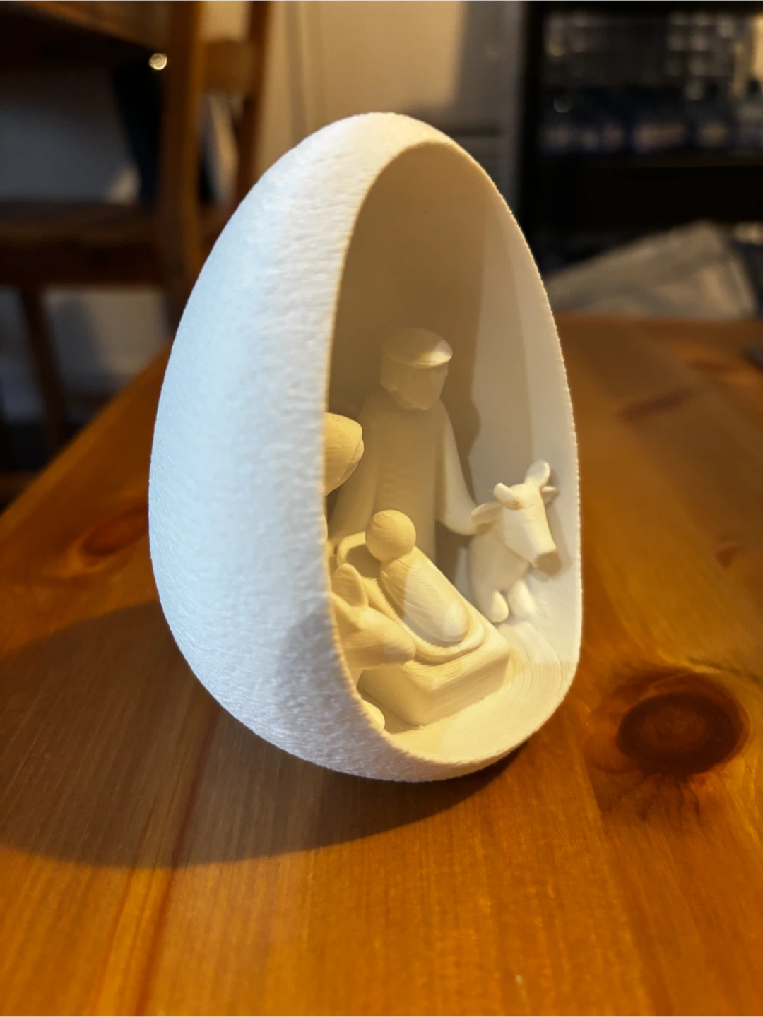 3D Printed Nativity Egg Scene - photo 2