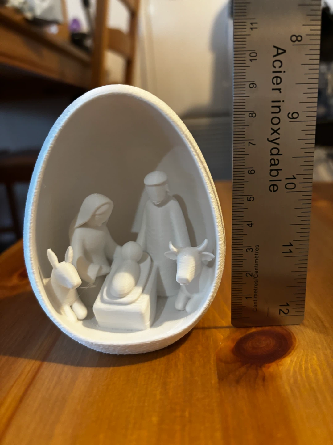 3D Printed Nativity Egg Scene - photo 3