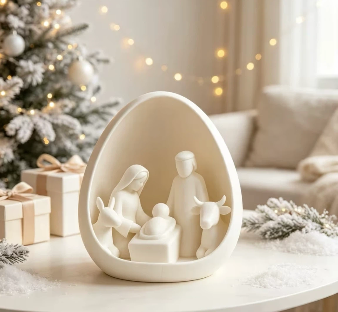 3D Printed Nativity Egg Scene - photo 5