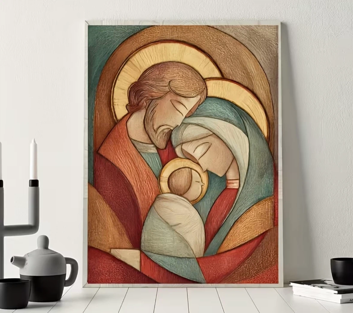 Holy Family Canvas Wall Art
