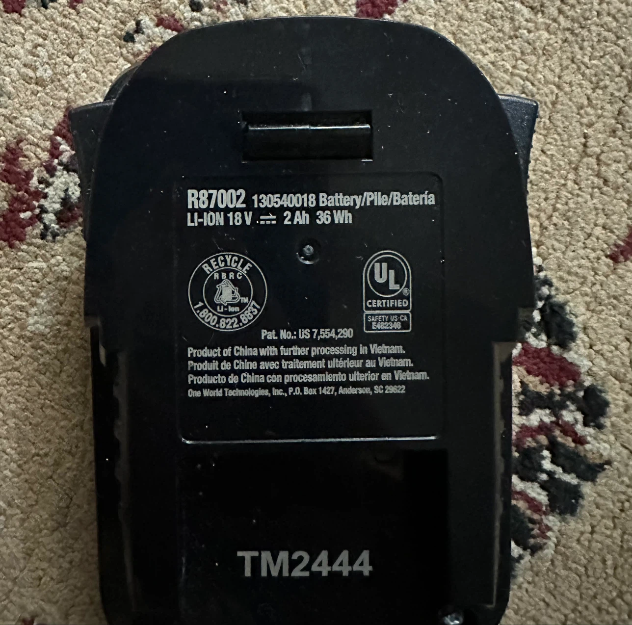 Ridgid 18V 2Ah Lithium-Ion Battery - photo 4