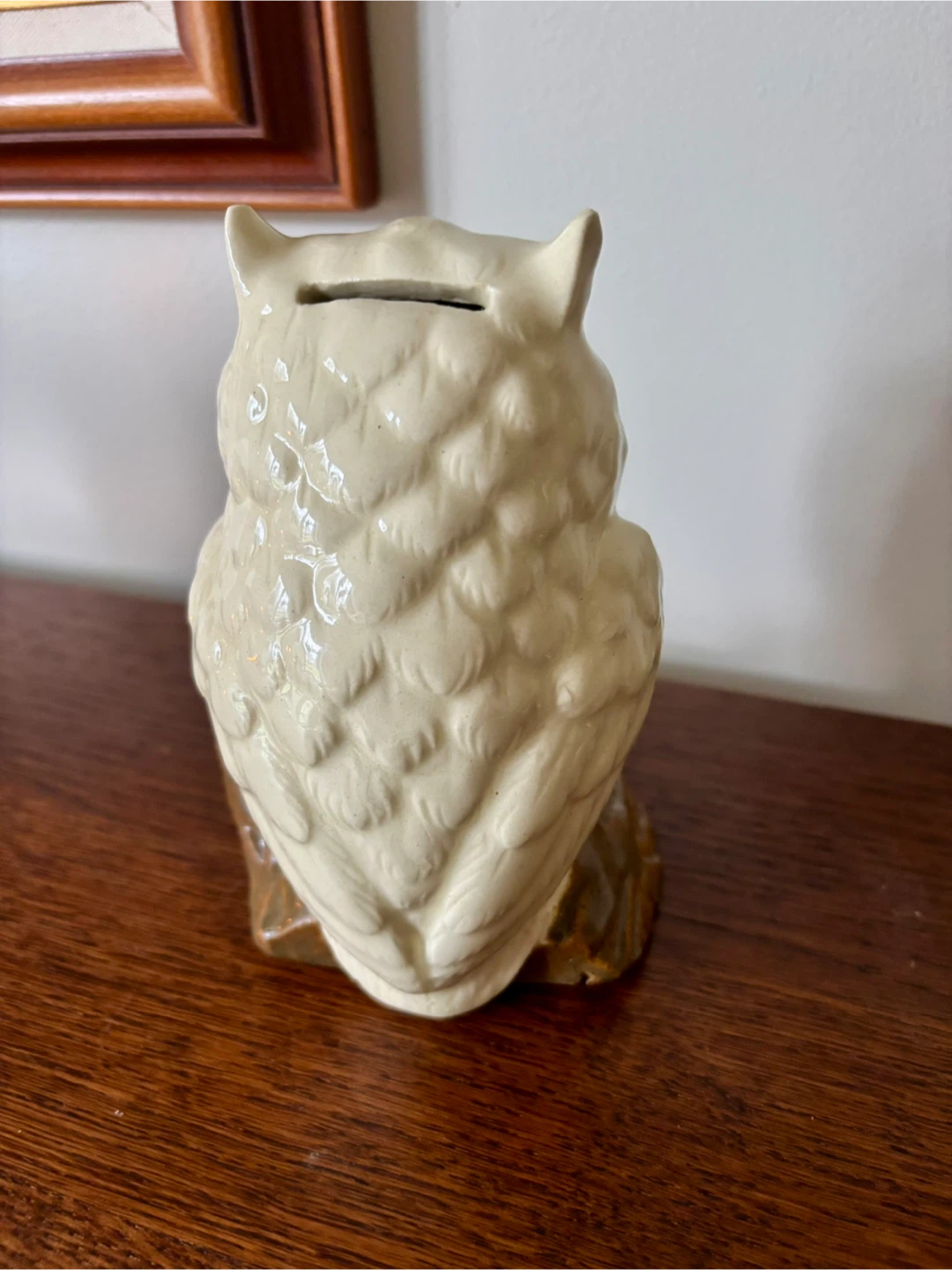 Vintage Angry Owl Coin Bank - photo 2