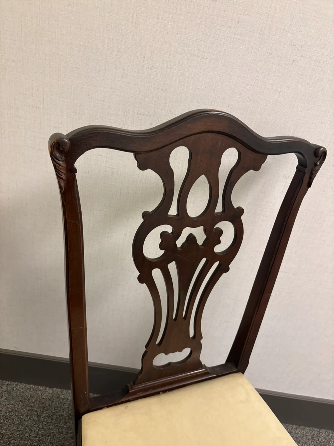 Set of 5 Chippendale Style Dining Chairs - photo 5