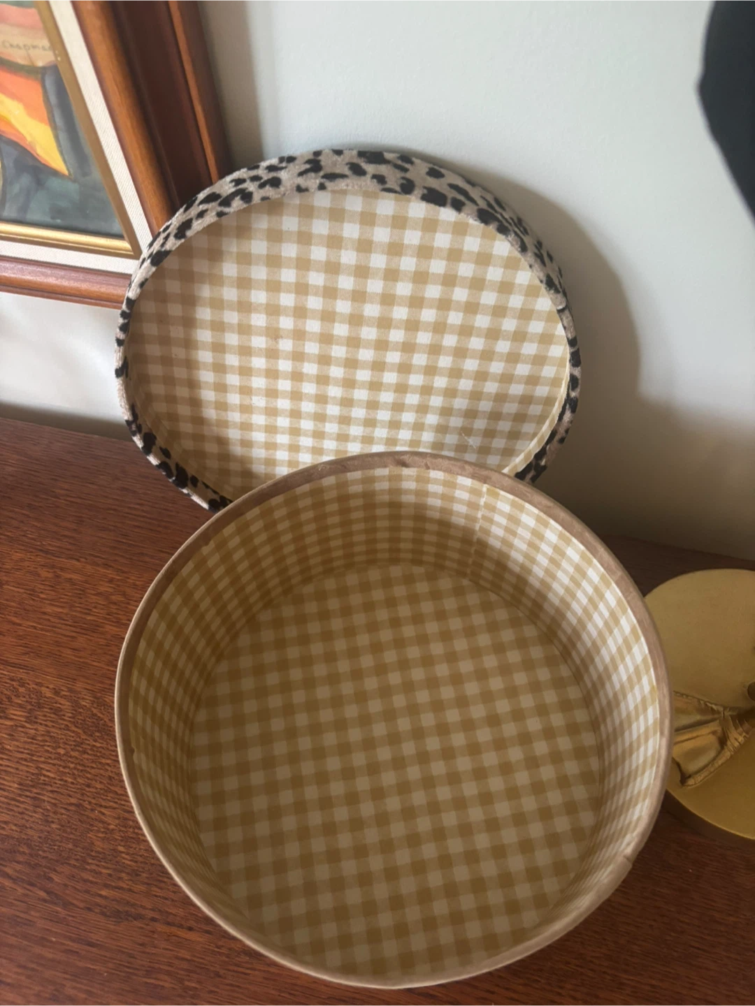 London Drugs Medium Cheetah Print Hat Box - photo 2
