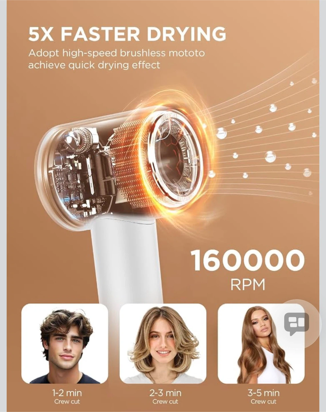 Plavogue Ultra-Quiet Hair Dryer