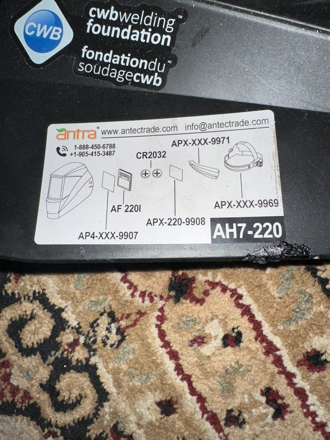 Antra AH7-220 Welding Helmet - photo 2