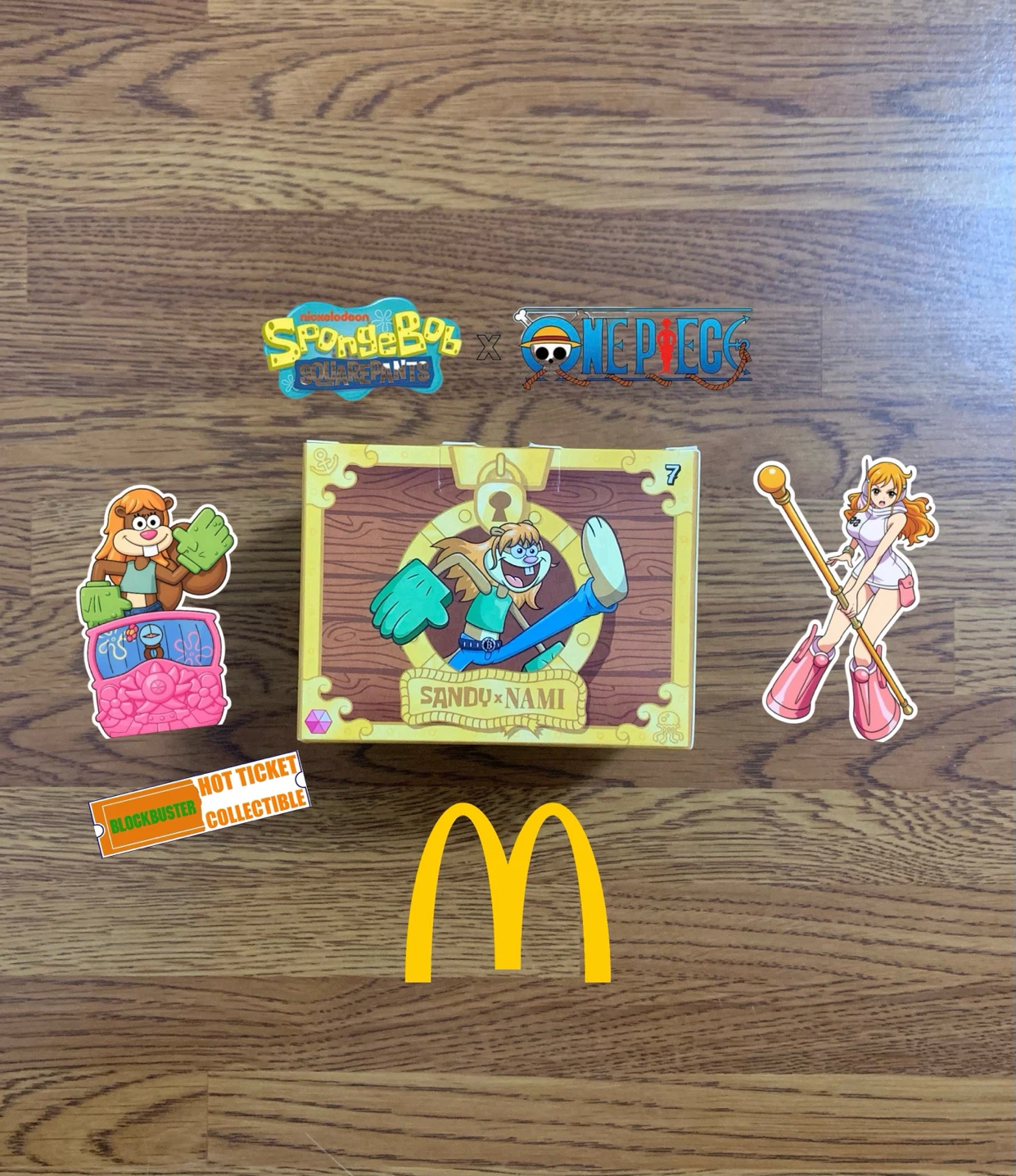 McDonald’s | SpongeBob… Happy Meal Toy (Sandy x Nami)