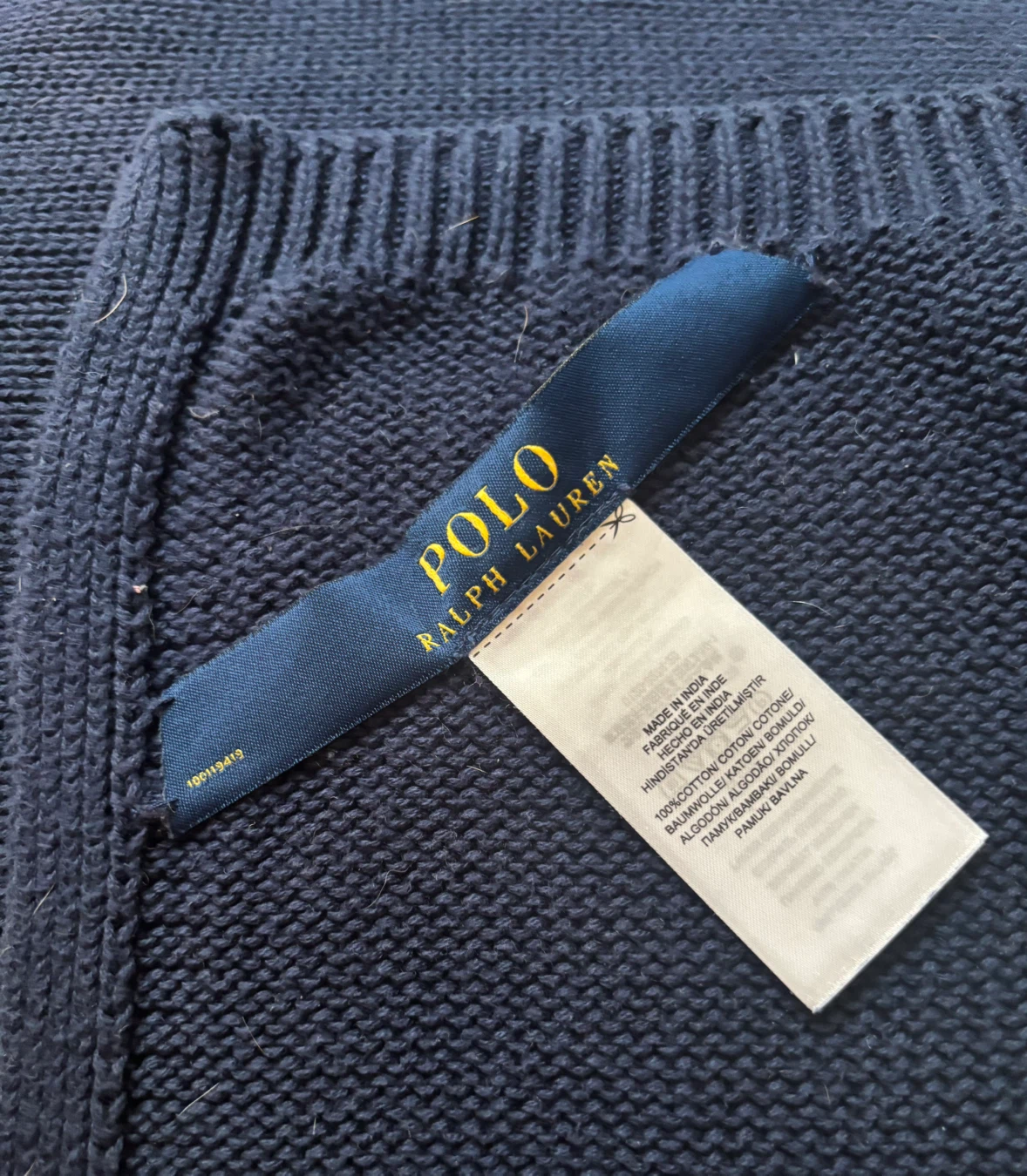 Vintage Polo Ralph Lauren Knit Throw Blanket - photo 2