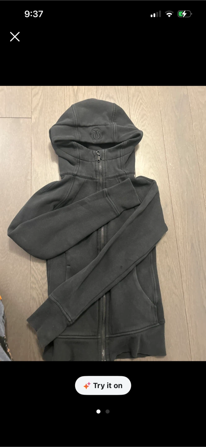 Lululemon Scuba Full-Zip Hoodie Black