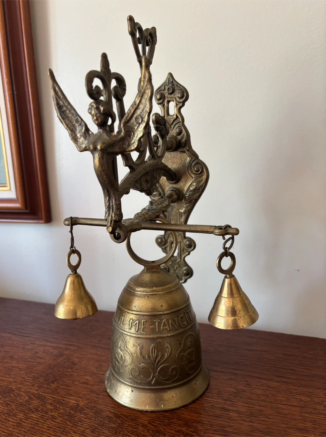 Vintage Brass Monastery Wall Bell