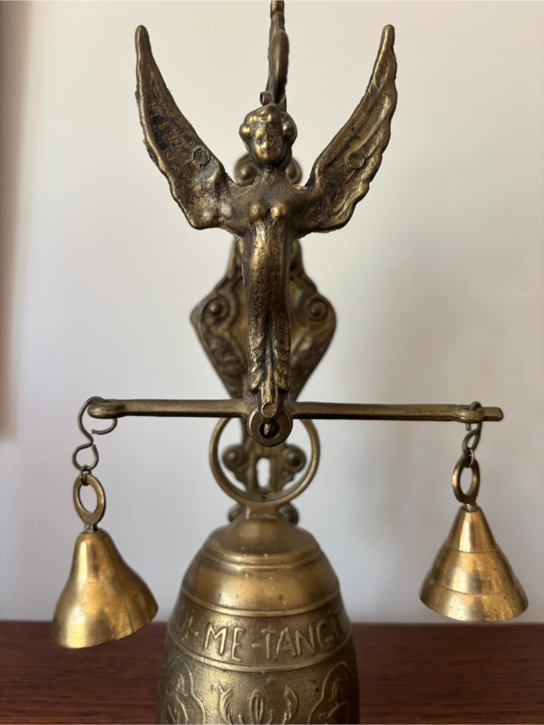 Vintage Brass Monastery Wall Bell - photo 3