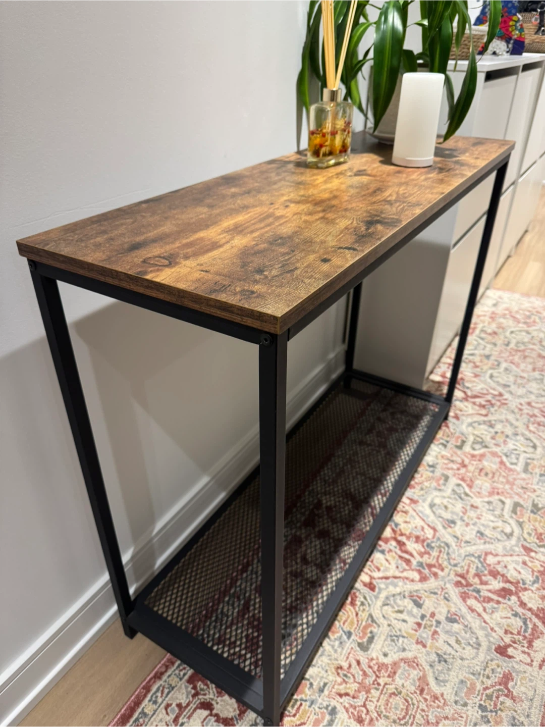 Rustic Industrial Console Table - photo 2