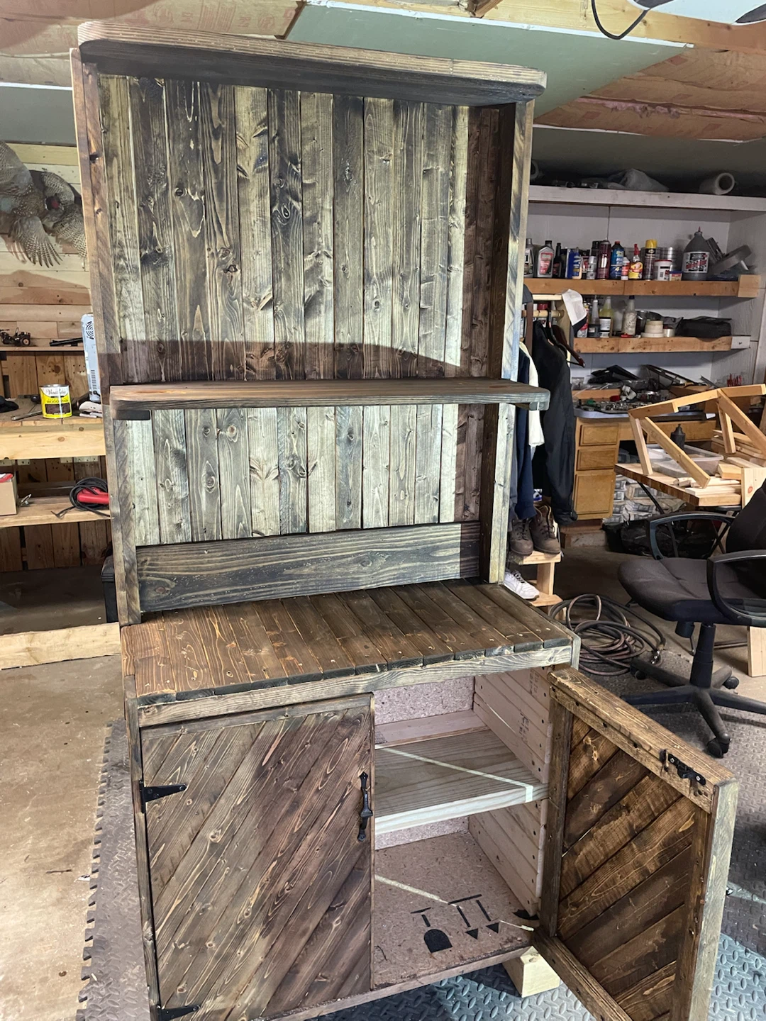 Rustic Handcrafted Wooden Hutch - photo 3