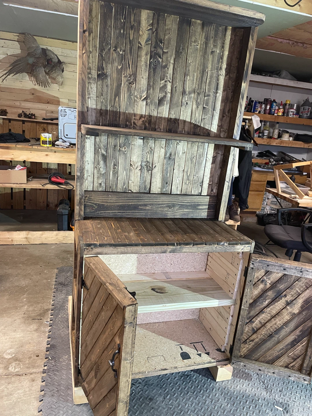 Rustic Handcrafted Wooden Hutch - photo 4