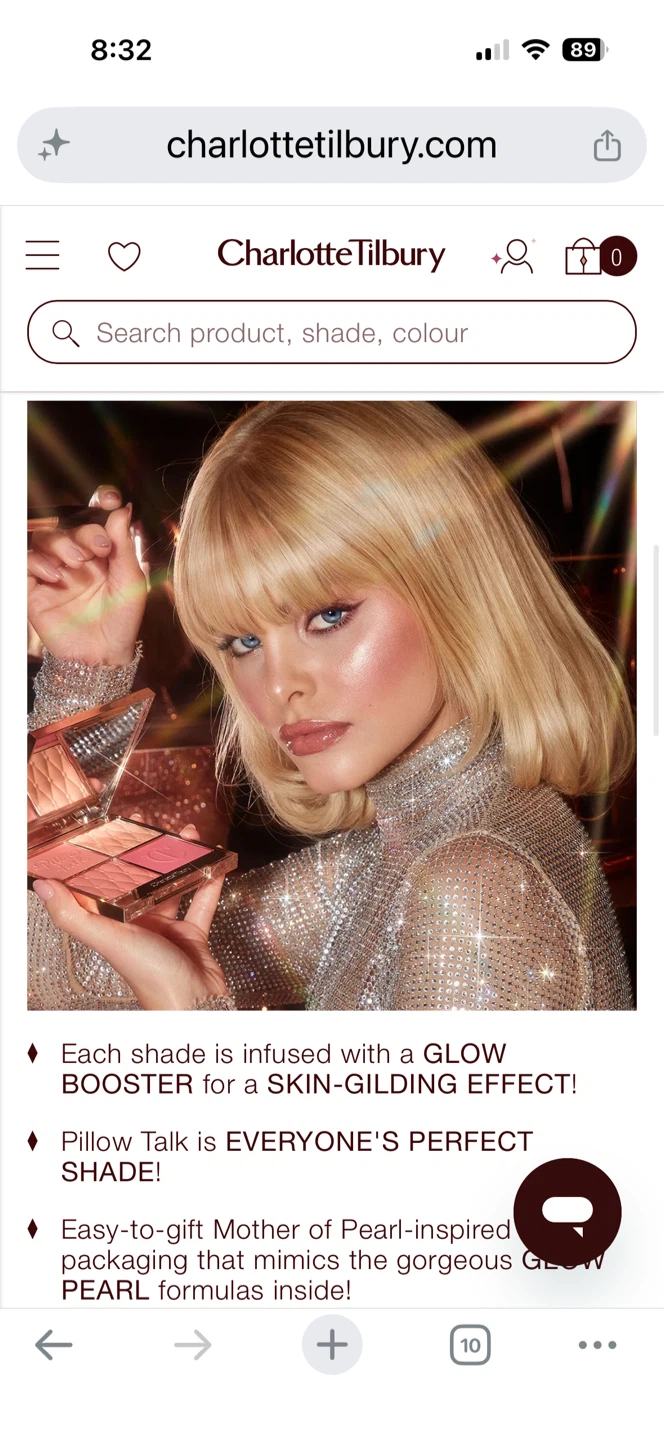 Charlotte Tilbury Pillow Talk Beautifying Face Palette - photo 2