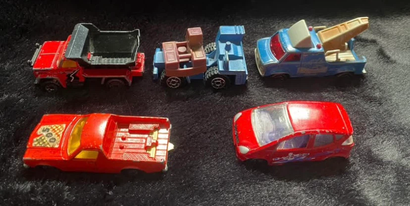 5 Vintage Matchbox Cars & Trucks Lot (1977 - 1999)