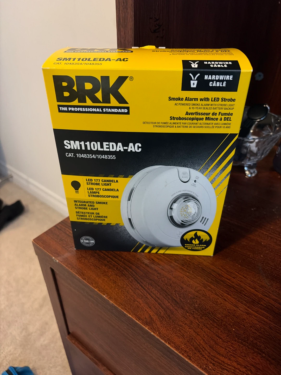 BRK Smoke Alarm with LED Strobe Light SM110LEDA-AC