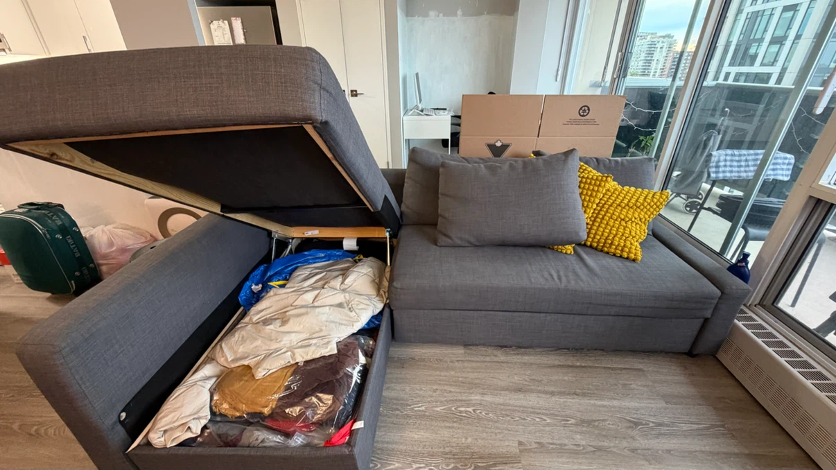 IKEA FRIHETEN Corner Sofa-bed with Storage - photo 4