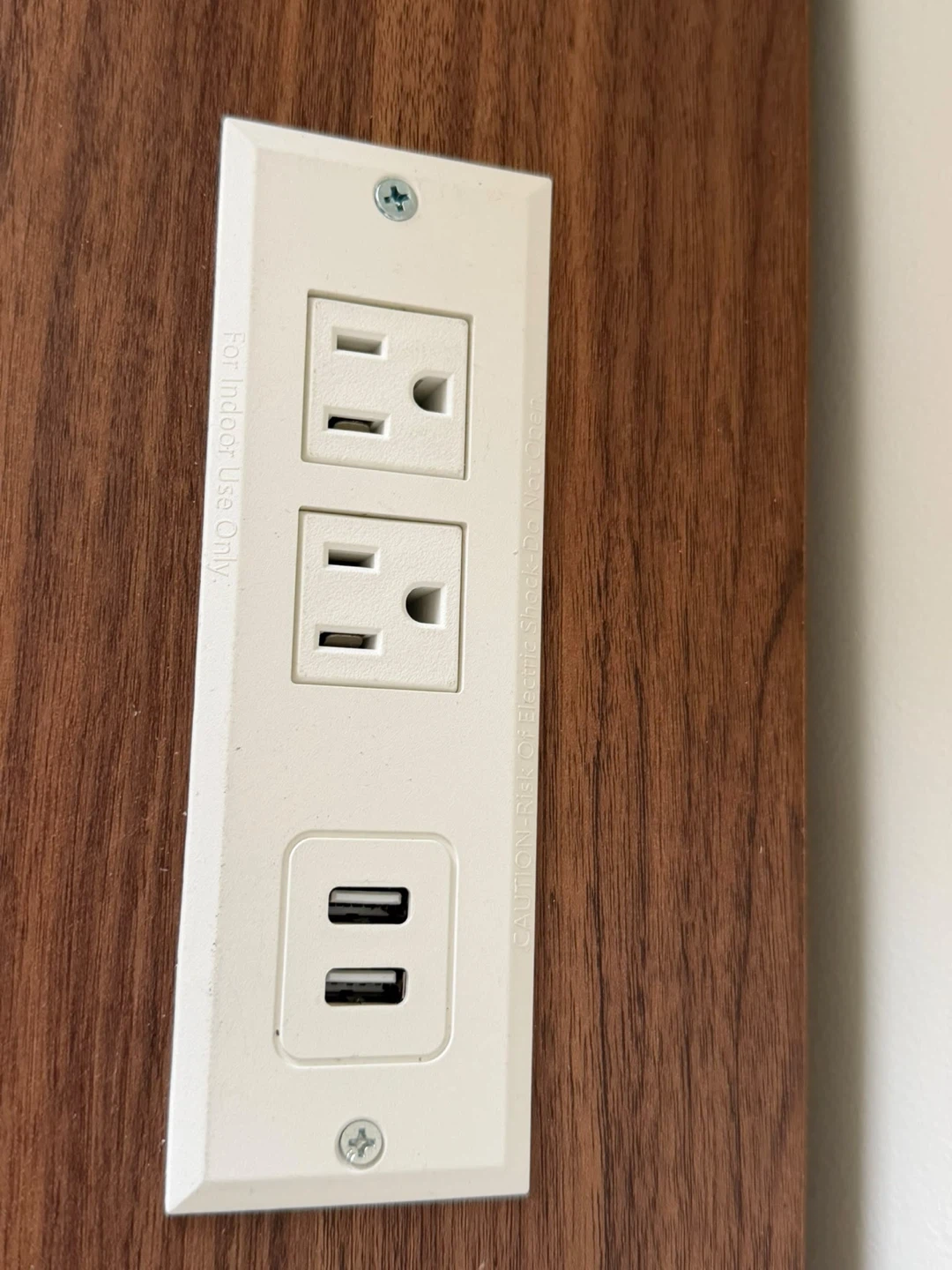 Nightstand with Integrated Power Outlets and USB Ports - photo 2