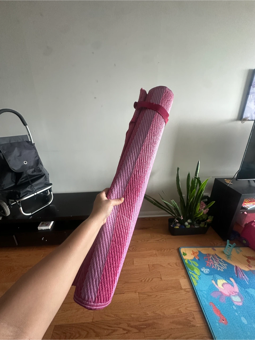 Pink and Purple Outdoor Mat - photo 2