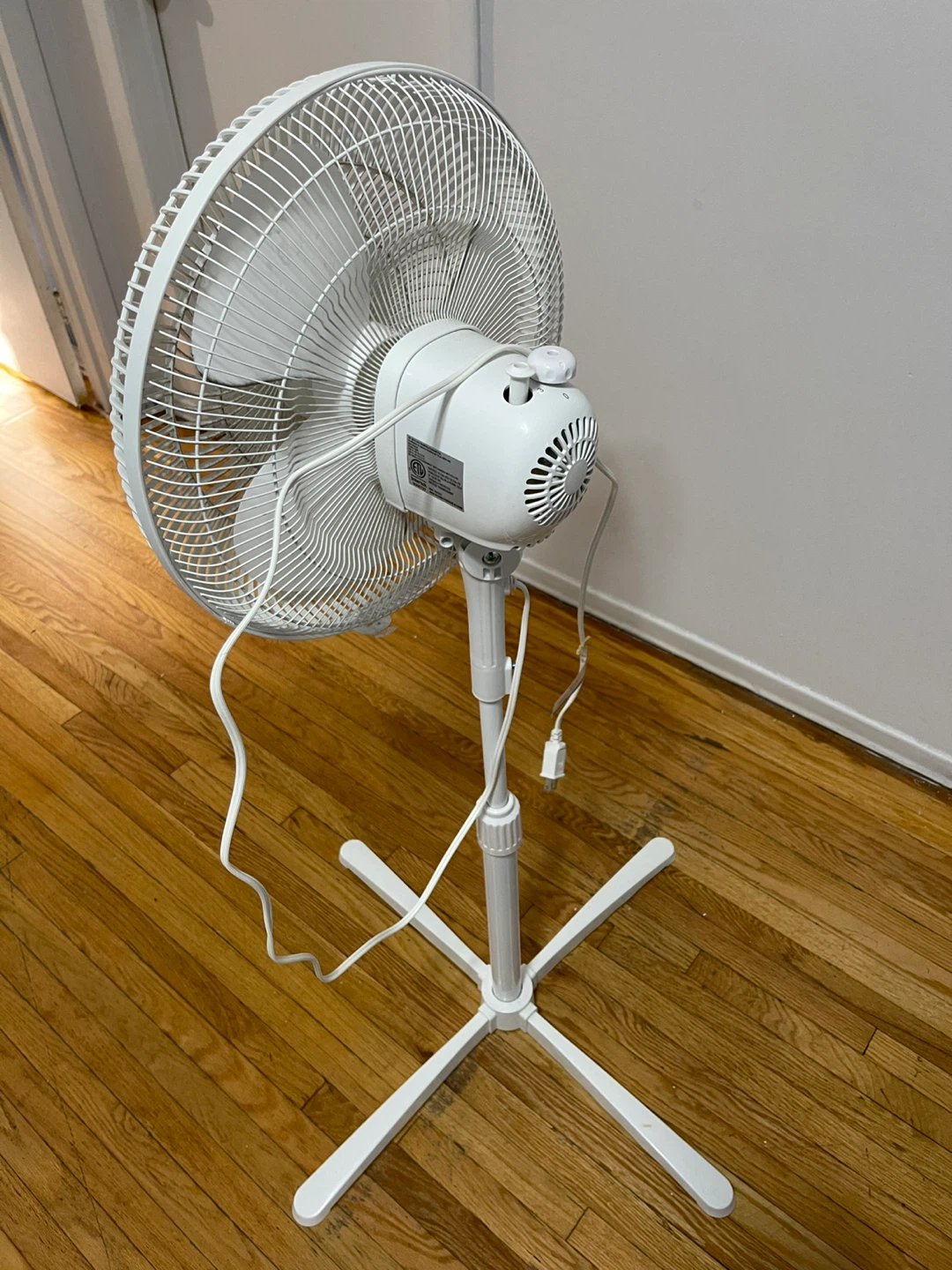 For Living White Pedestal Fan - photo 2