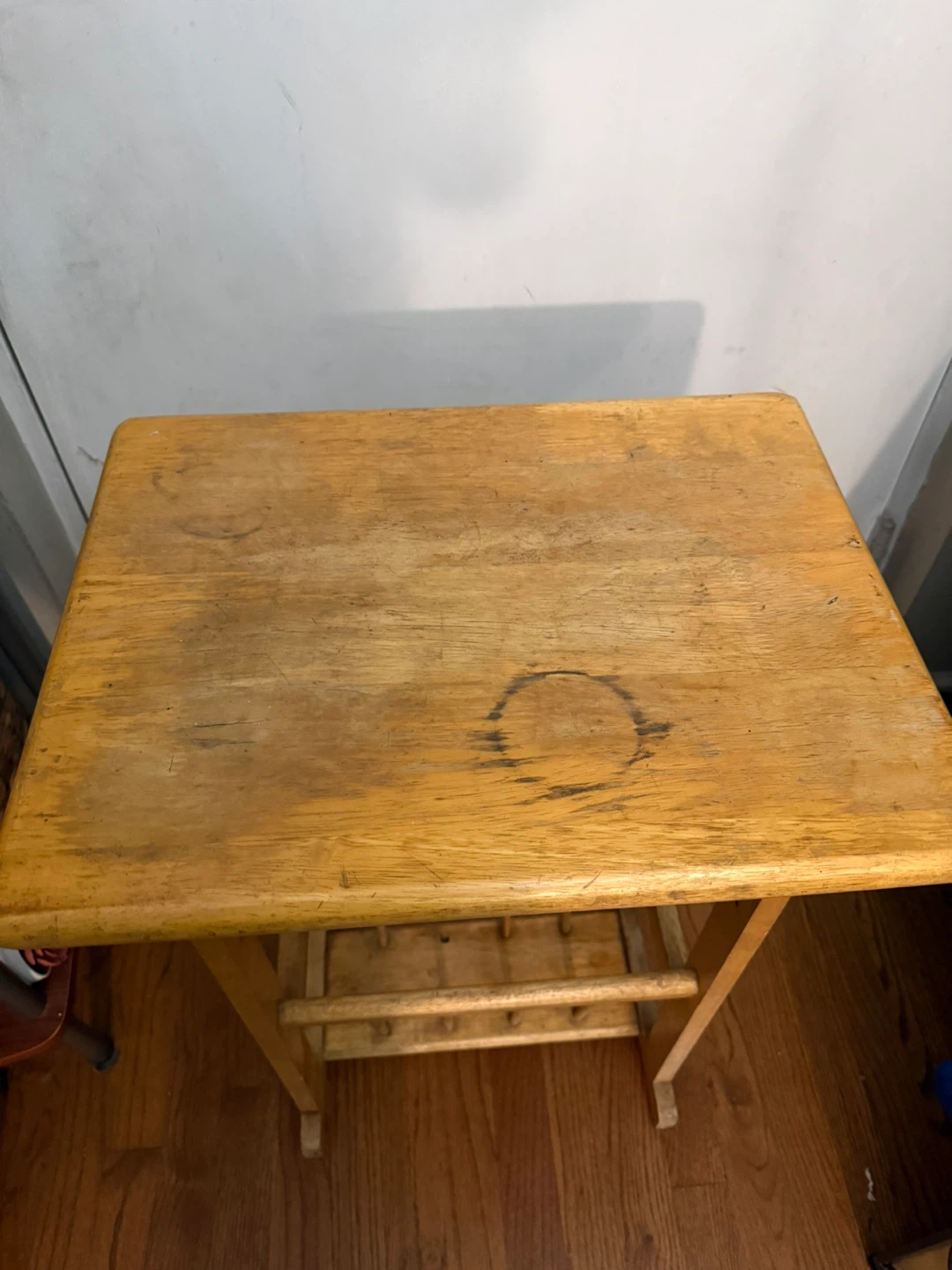 Side table with under storage - photo 2