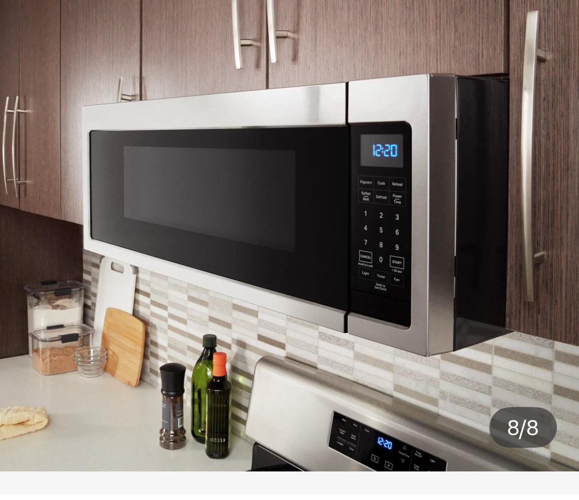 Whirlpool 1.1 cu ft. Low Profile Over-the-Range Microwave