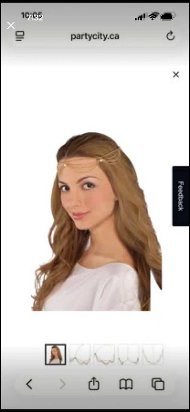 Ladies SZ small (fits up to 8) Goddess Costume - White and Gold - photo 2
