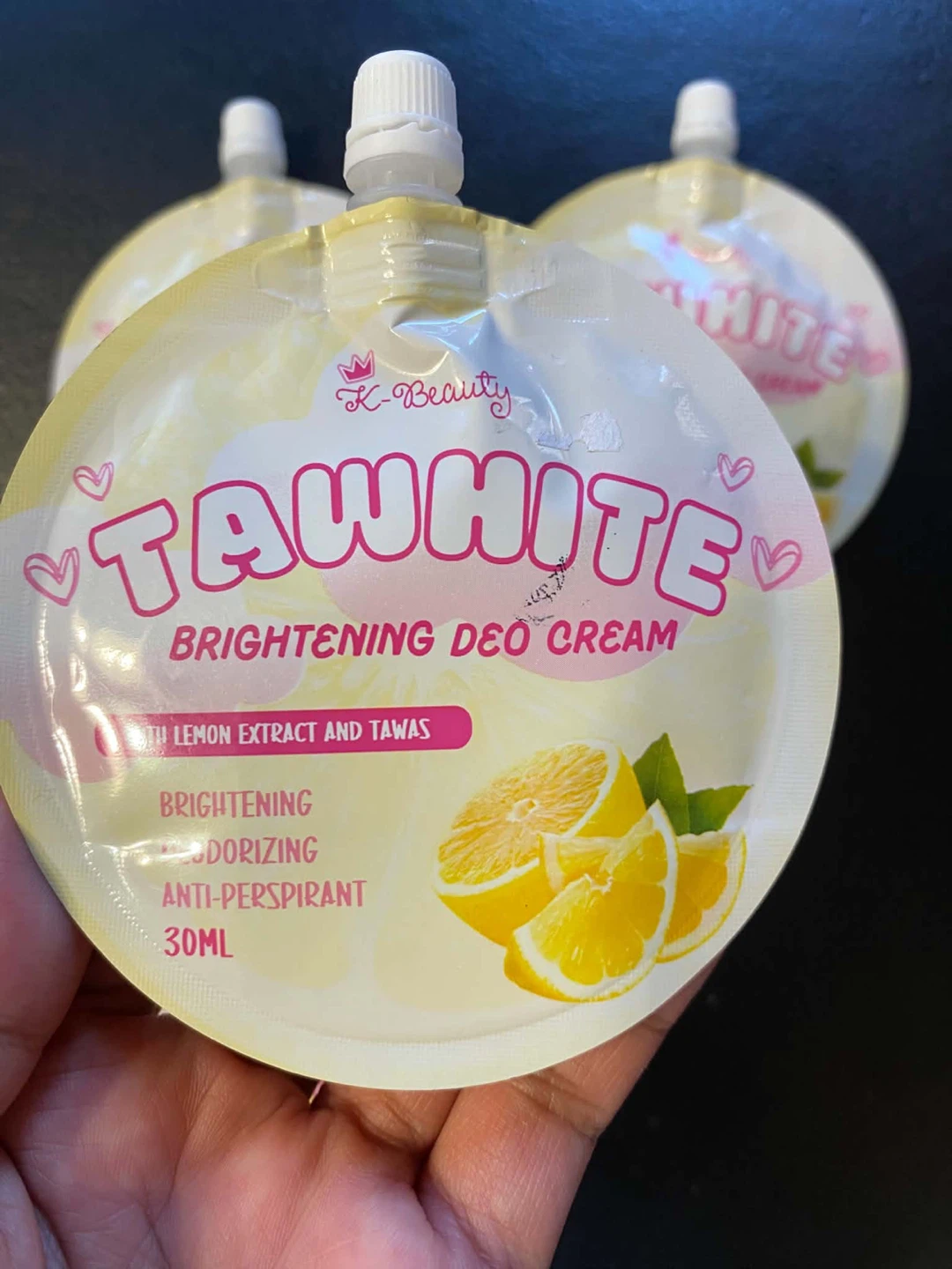 6 K-Beauty Tawhite Brightening Deo Cream Pouches - photo 2
