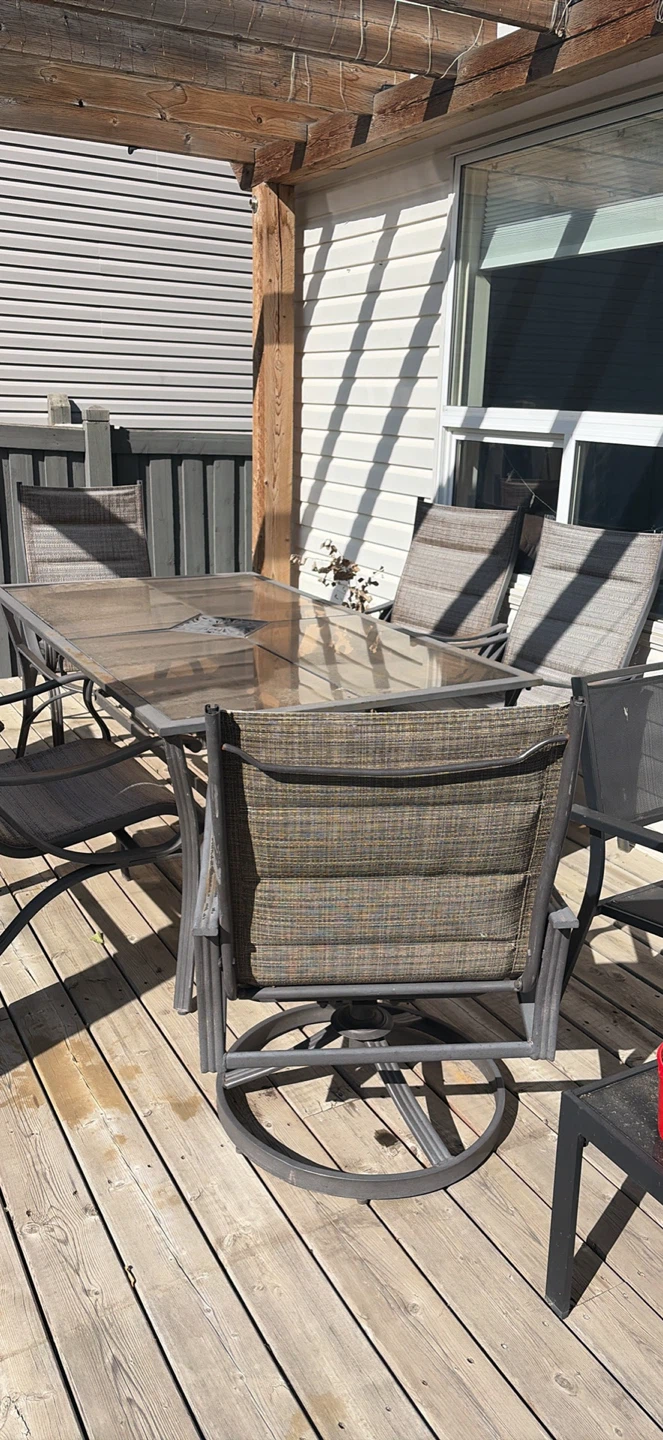 Outdoor Dining Set with 6 Chairs - photo 3