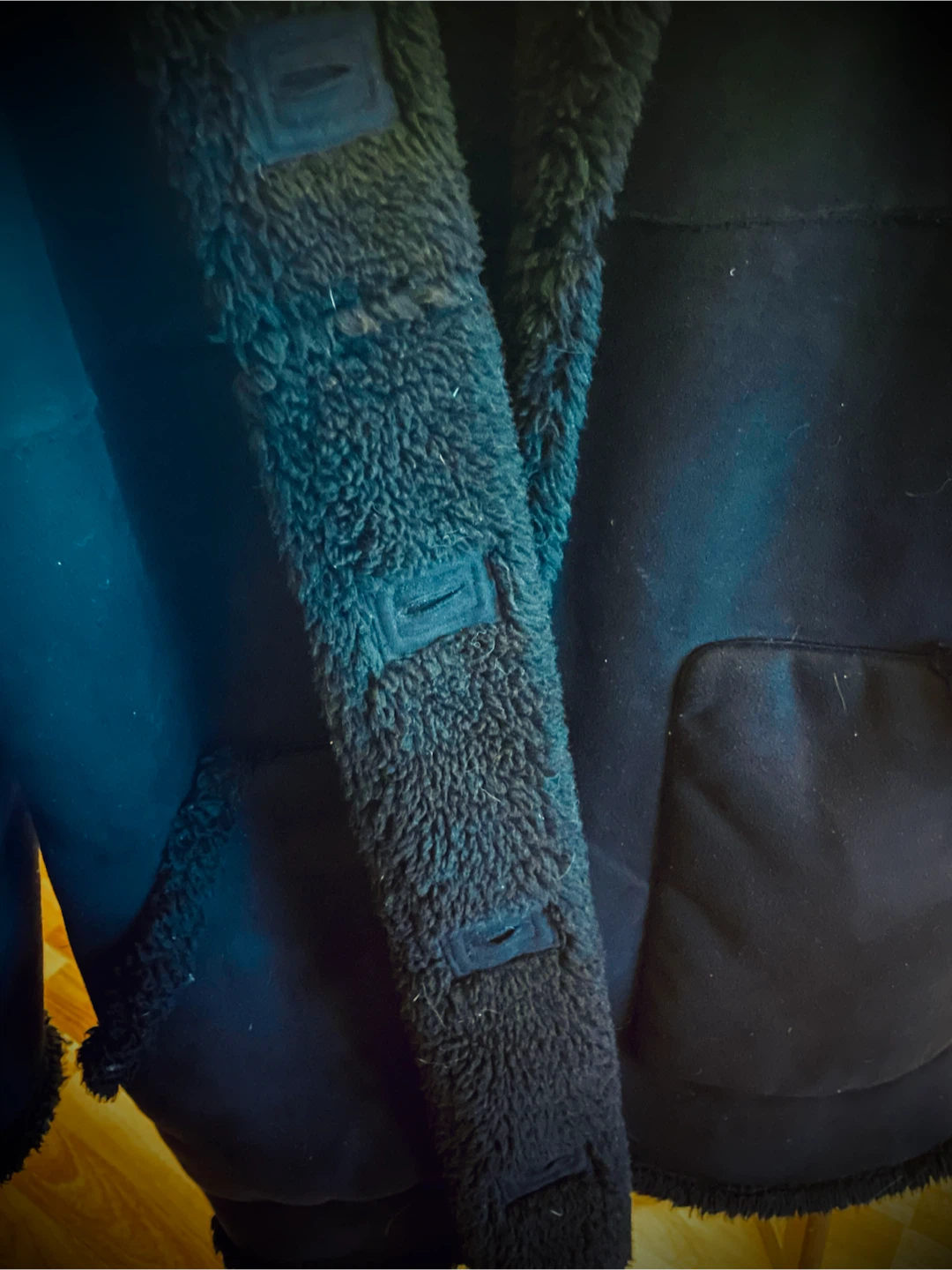ARITZIA Wilfred Free Arctic Sherpa-lined Faux Suede Jacket. - photo 3